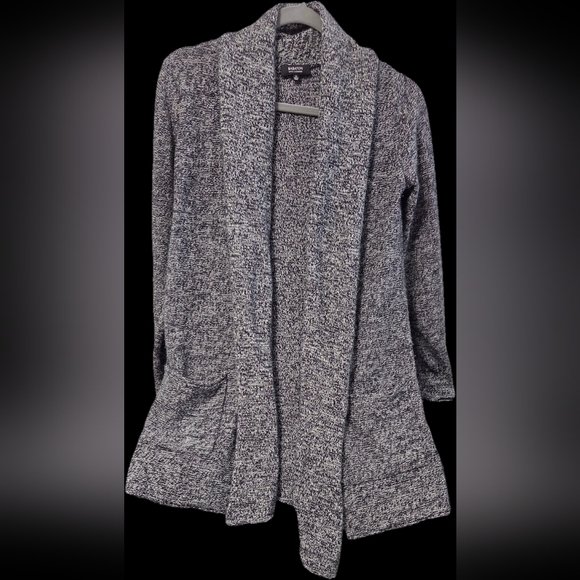 Babaton Sweaters - Babaton Black and White Cashmere Blend Sweater